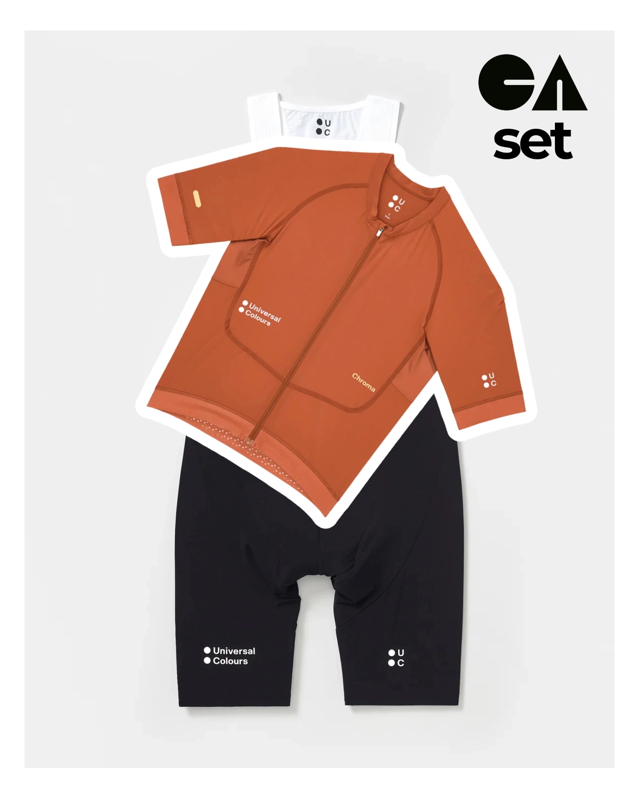 Zestaw Men's Chroma Bib Shorts + Chroma Short Sleeve Jersey