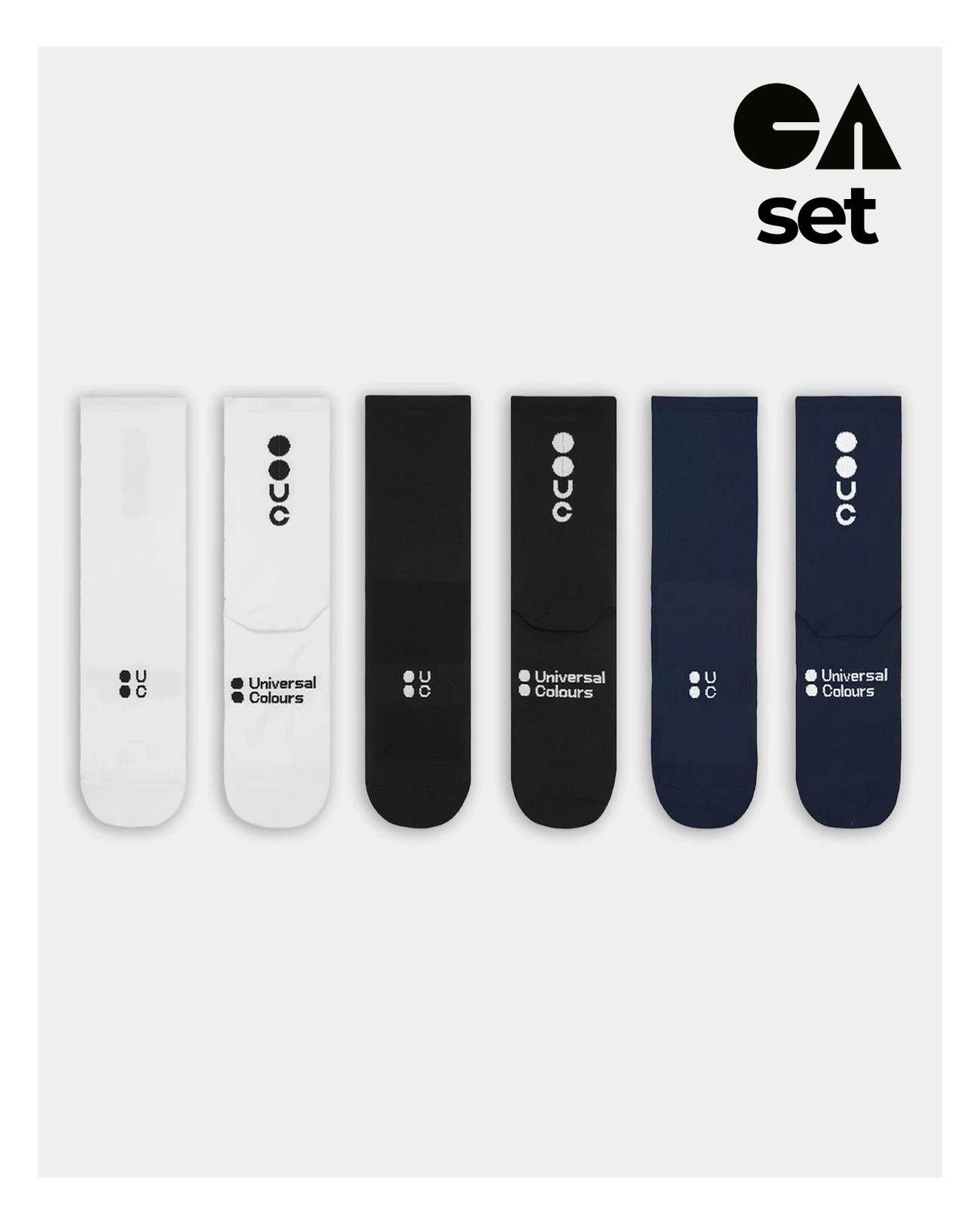 Zestaw 3x Mono Summer Socks