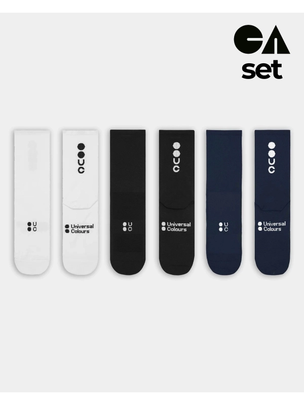 Zestaw 3x Mono Summer Socks
