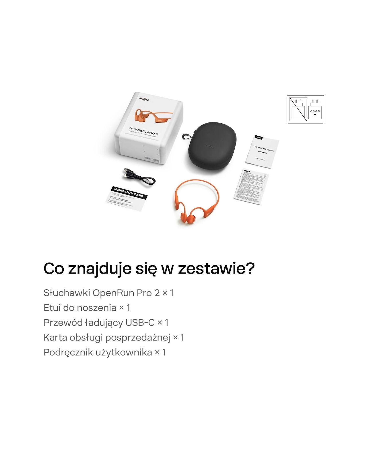 Słuchawki Shokz OpenRun Pro 2 ORANGE