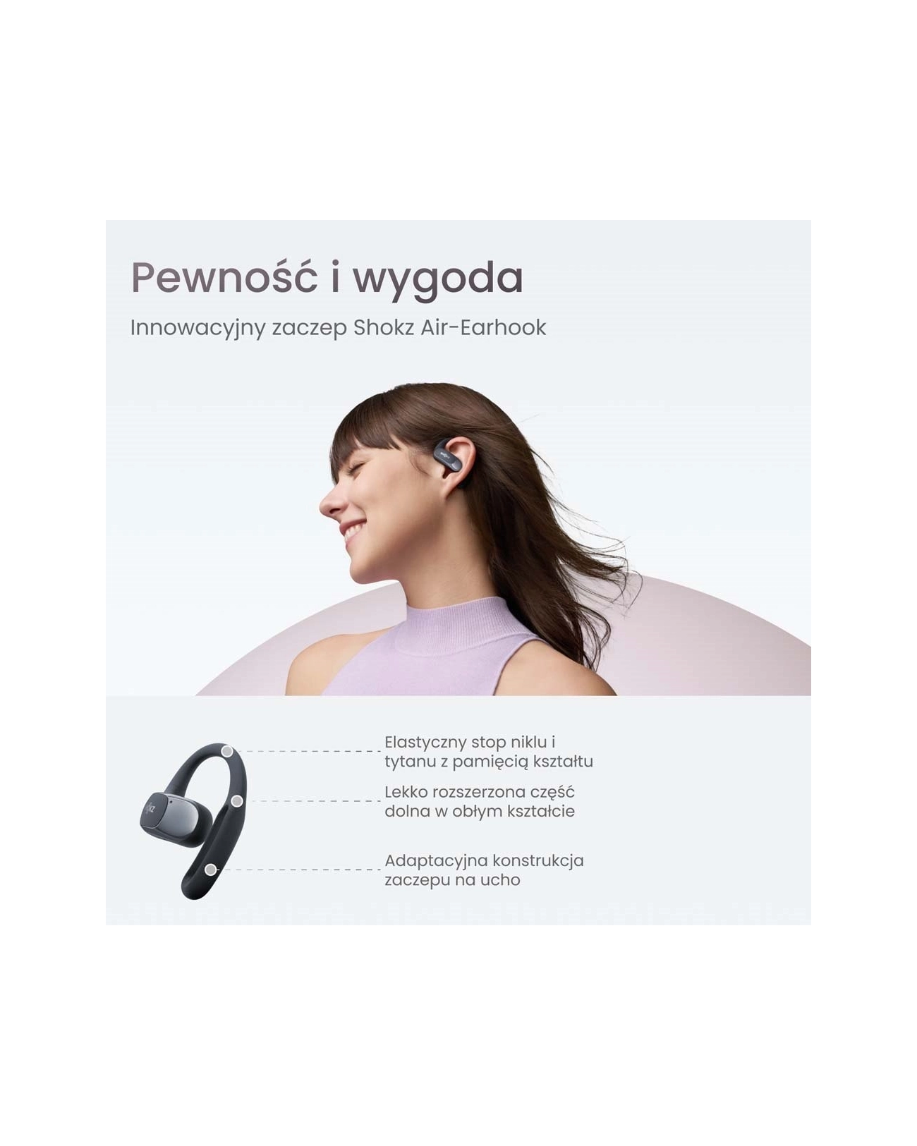 Słuchawki Shokz OpenFit Air BLACK