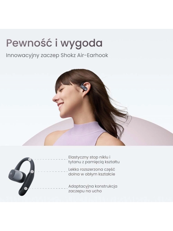 Słuchawki Shokz OpenFit Air BLACK
