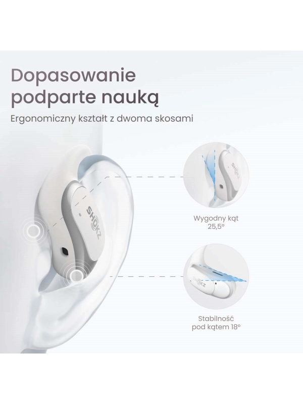 Słuchawki Shokz OpenFit Air WHITE